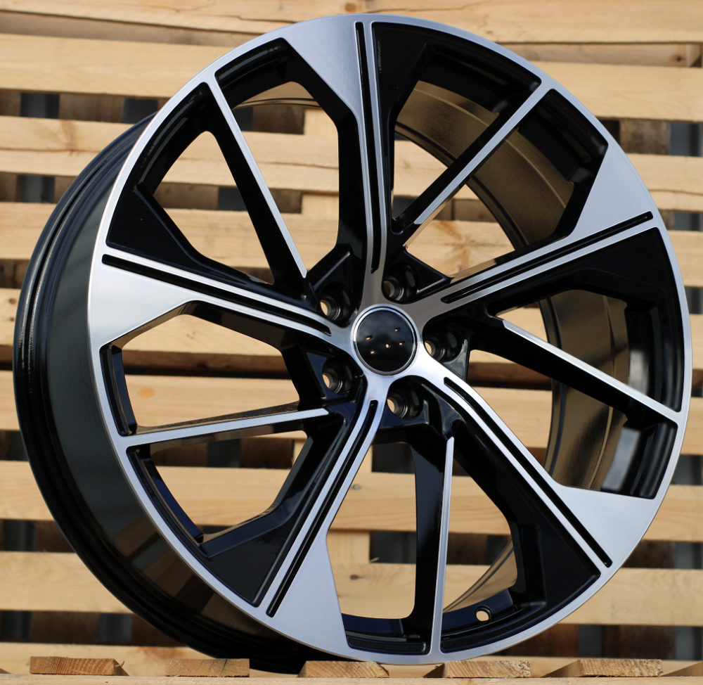 Audi B5907  Melns ar pulētu virsmu R18 5X112 8J et39 66.5