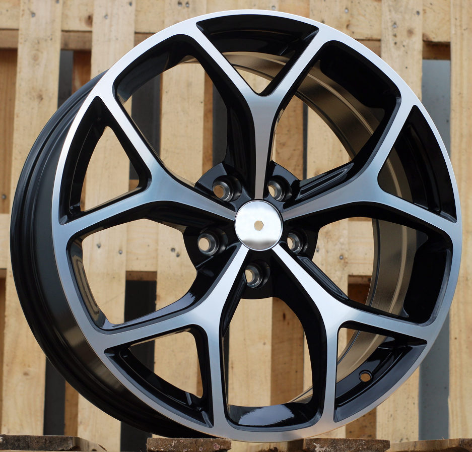 R18x8  5X110  ET  40  65.1  XE261  Black Polished (MB)  For ALFA  (P1)