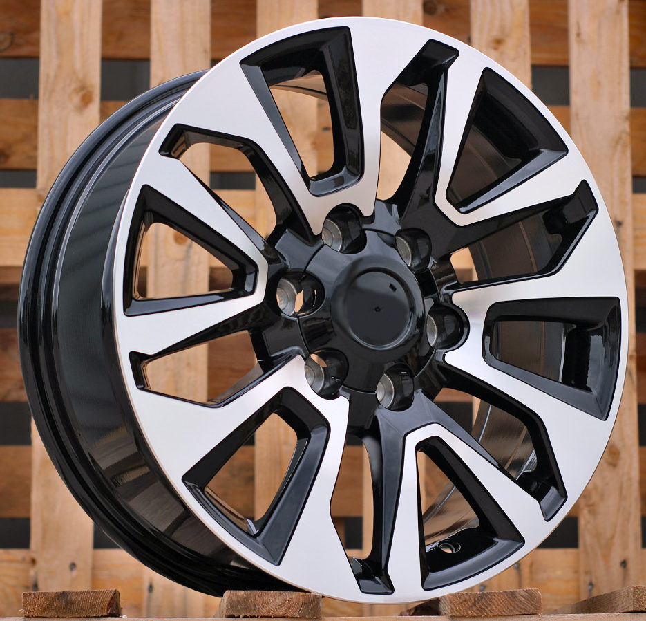 R18x7.5  6X139.7  ET  25  106.1  B1743  Black Polished (MB)  For 4X4  (Z1)  (4×4 for TOYOTA)