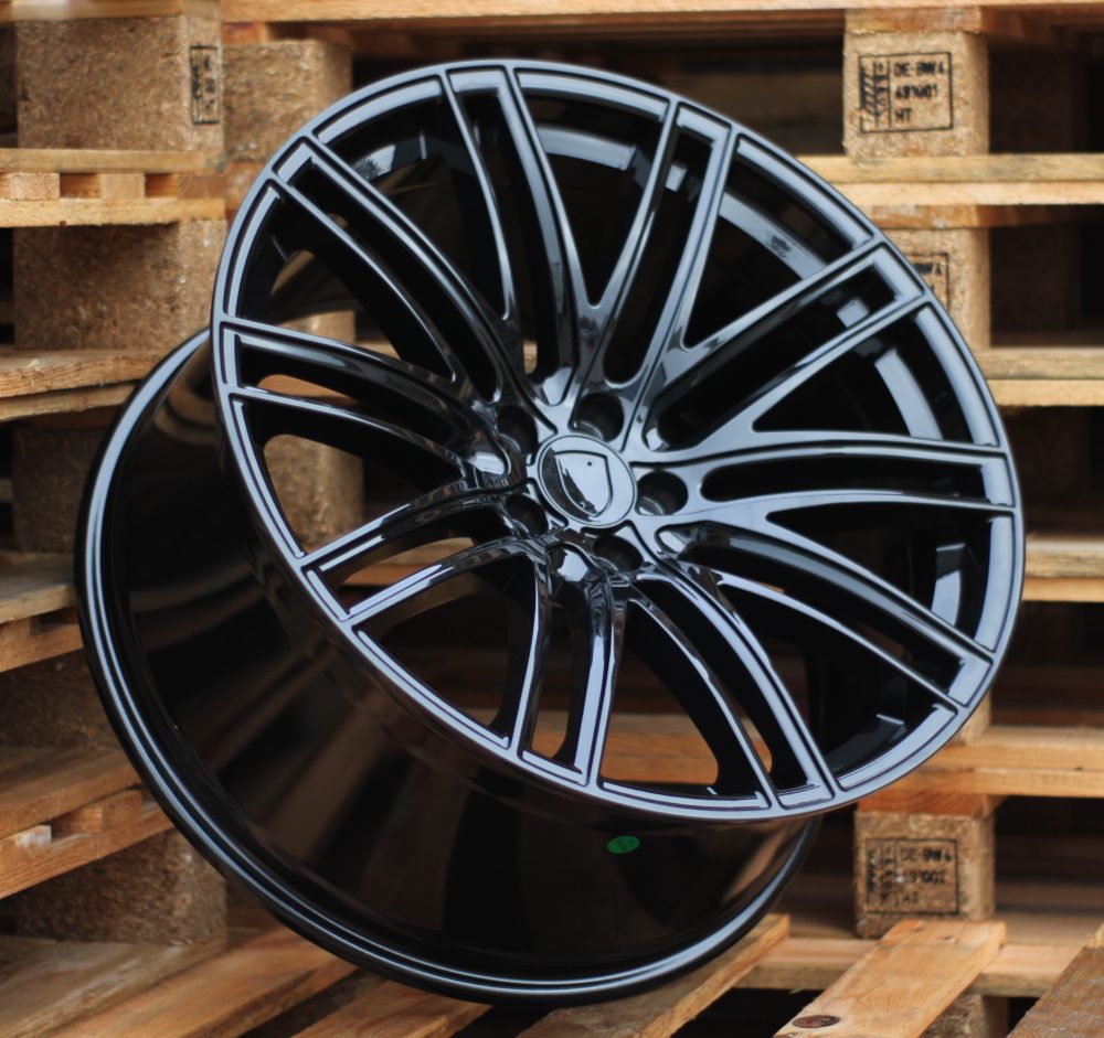 Porsche B1274  Melns R21 5X112 9J et26 66.5