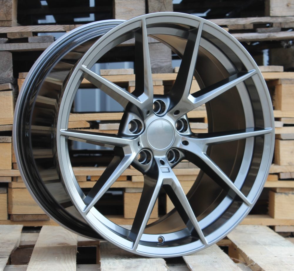 R19x9.5  5X120  ET  40  72.6  B1416  Gun Metal Half Matt (GMHM)  For BMW  (P2)  (Rear+Front)