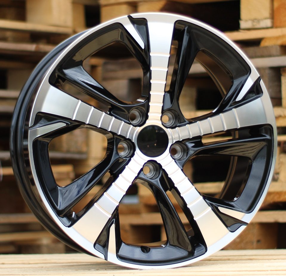 Peugeot XE410  Melns ar pulētu virsmu R17 5X108 7.5J et44 65.1