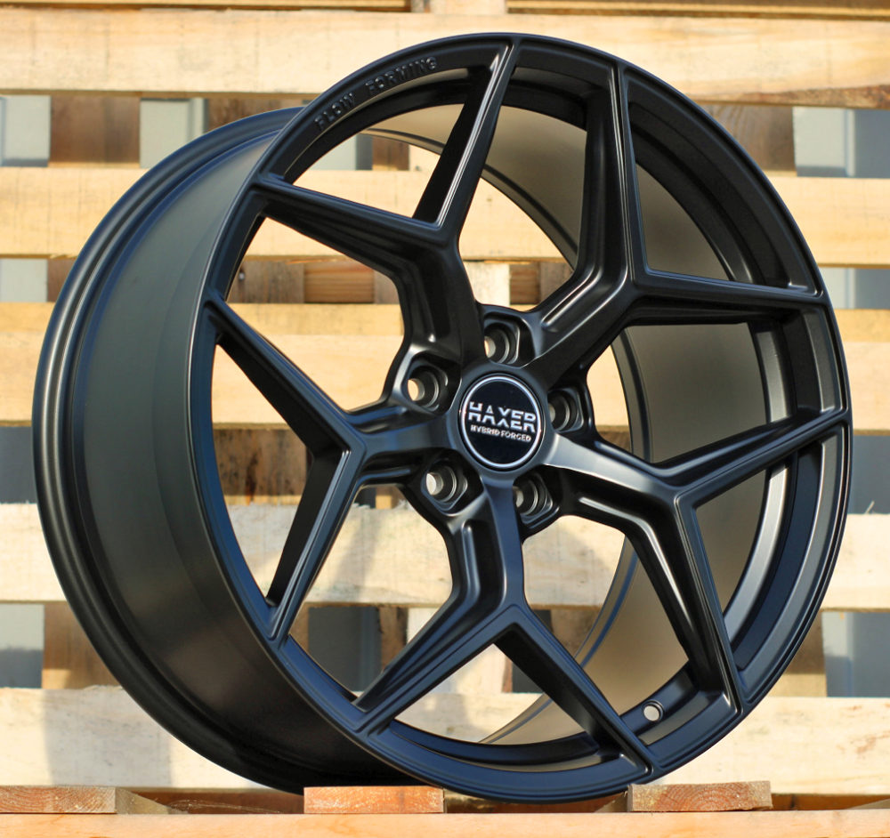 R19x9.5  5X112  ET  40  66.6  HX04F  Black Half Matt (BLHM)  For HAXER  (K4)  (HYBRID FORGED)