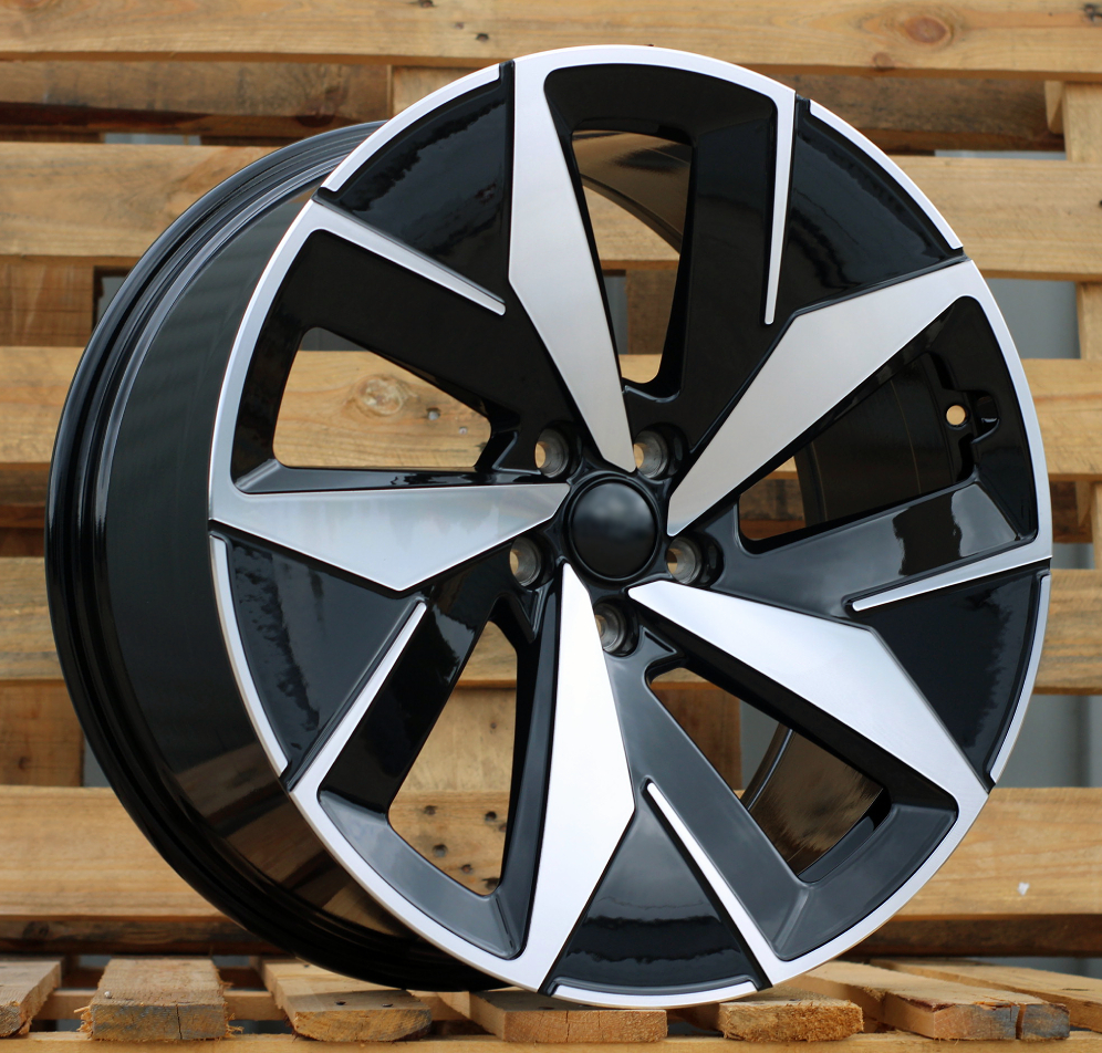 Volkswagen I5647  Melns ar pulētu virsmu R20 5X112 8J et45 57.1