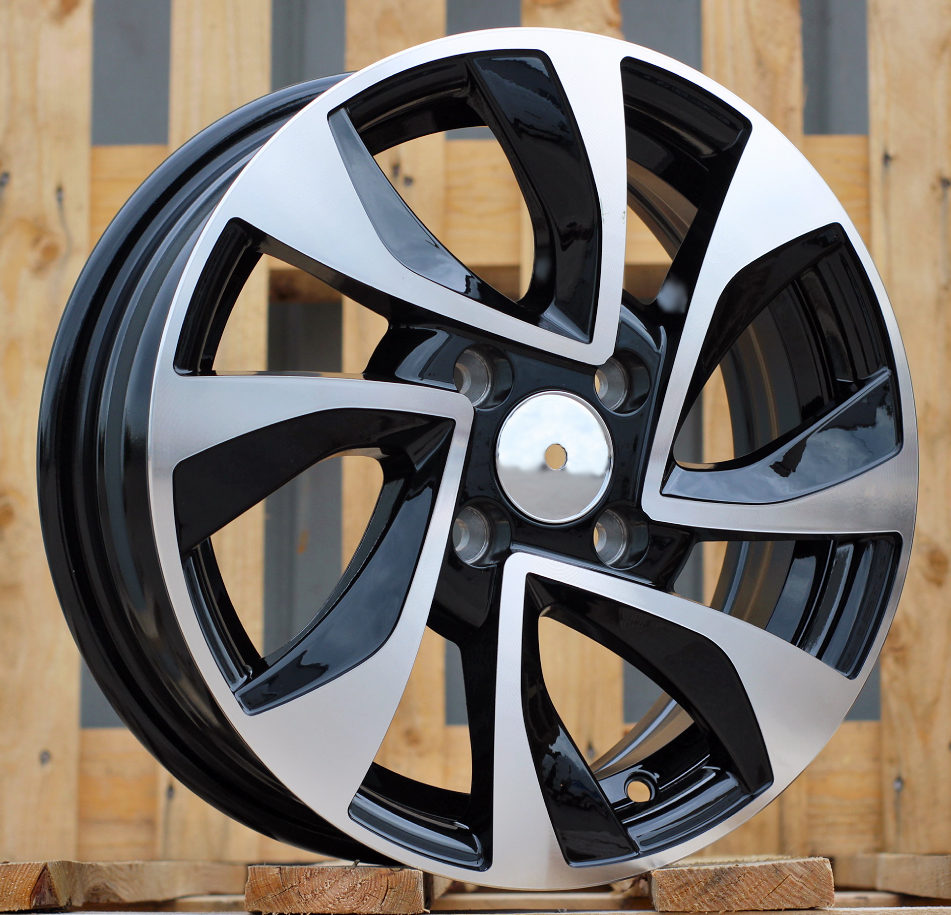 Hyundai L1677  Melns ar pulētu virsmu R14 4X100 5J et36 54.1