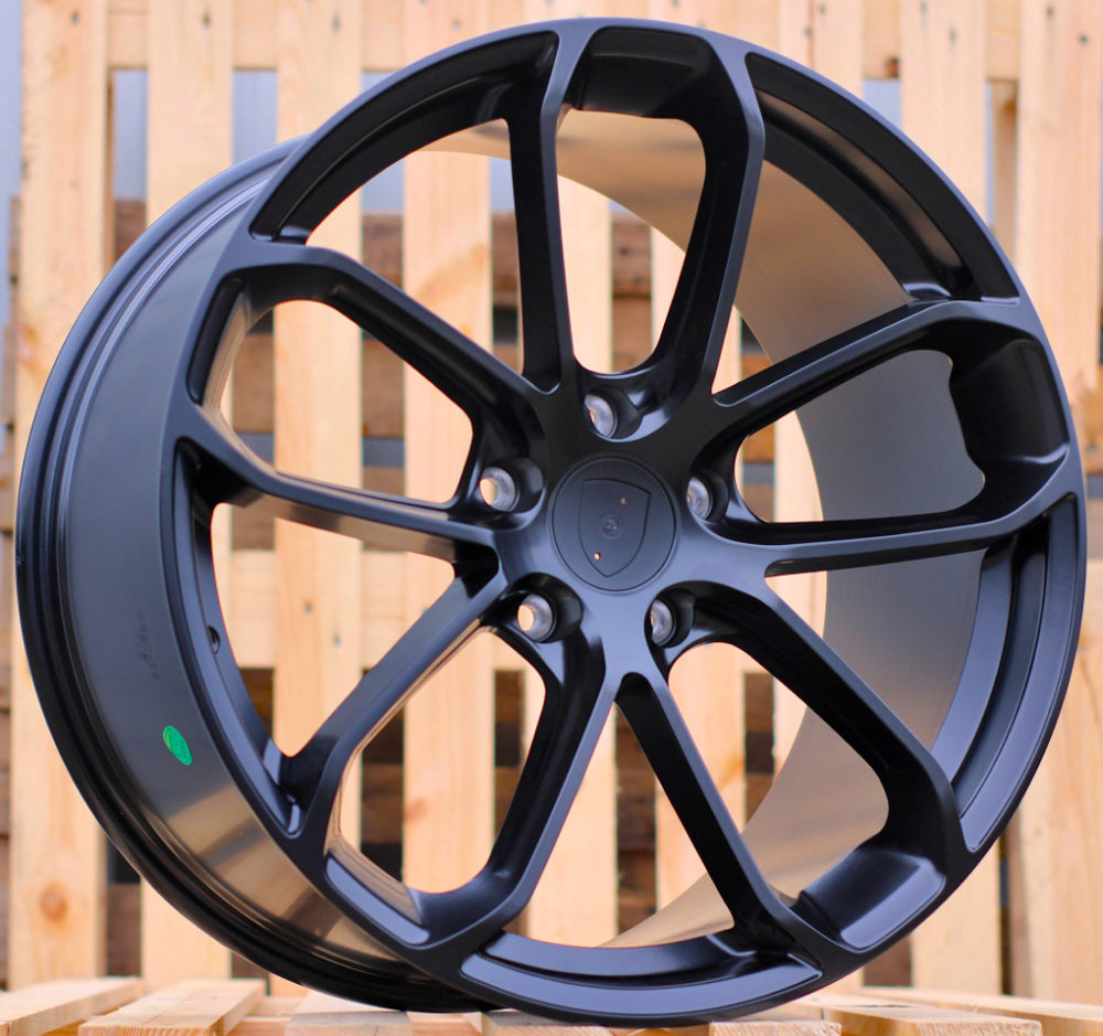 R22x11.5  5X130  ET  61  71.6  H5084  (3S5985)  Black Half Matt (BLHM)  For PORCH  (P2)  (HYBRID FORGED (Rear+Front))
