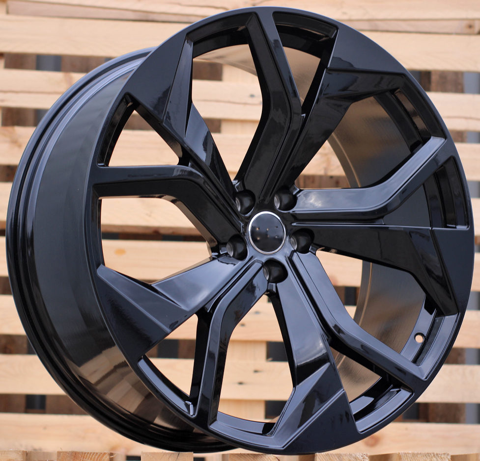 Audi B1637  Melns R22 5X112 10J et21 66.5