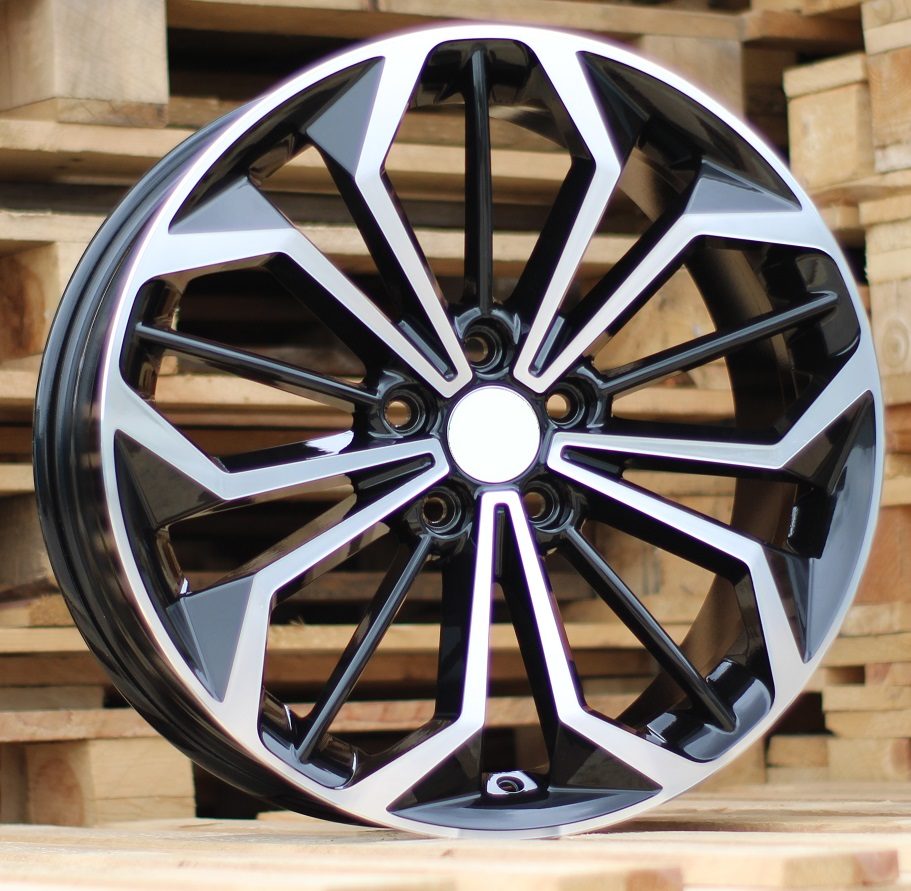 R19x8  5X108  ET  45  63.4  FE187  (IN5608)  Black Polished (MB)  For FORD  (P2)