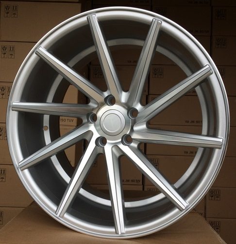 B1059  Sudrabs ar pulverlaku R20 5X120 8.5J et33 72.6