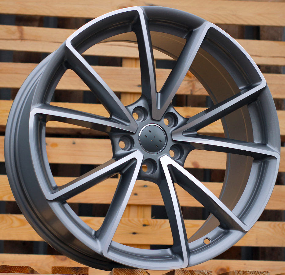 R19x8.5  5X112  ET  40  66.5  BK703  (IN5416/TS990)  Grey Polished (MG)  For AUD  (P1)