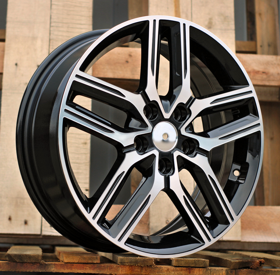 Kia Y1227  Melns ar pulētu virsmu R17 5X114.3 6.5J et50 67.1