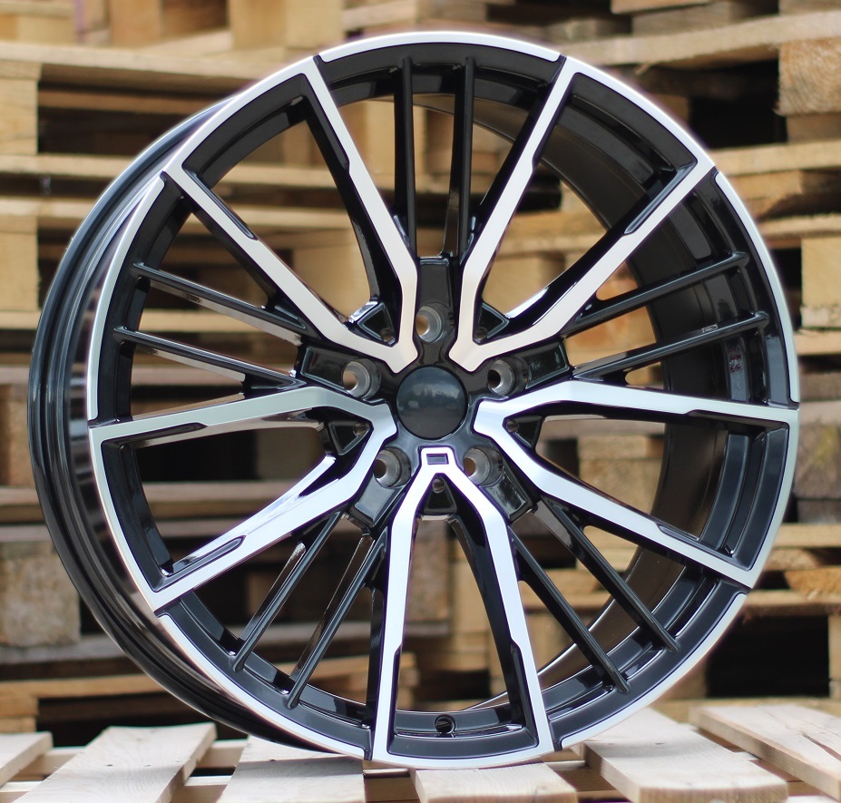 BMW I5498  Melns ar pulētu virsmu R20 5X112 8.5J et26 66.6