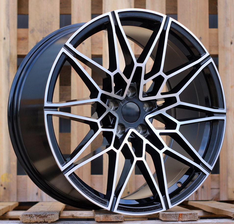 BMW I0293  Melns ar pulētu virsmu R18 5X120 8J et34 72.6