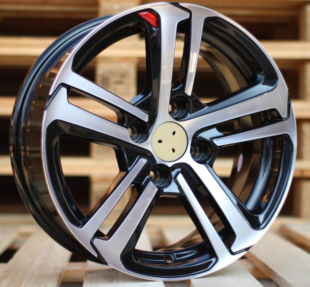 Peugeot A5017  Melns ar pulētu virsmu R17 4X108 7J et25 65.1