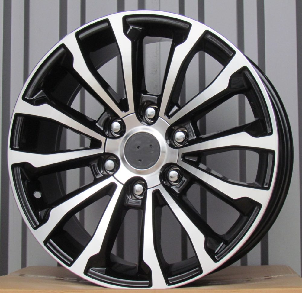 R19x7.5  6X139.7  ET  25  106.1  XE203  Black Polished (MB)  For TOYOT  (P1)  (4×4)