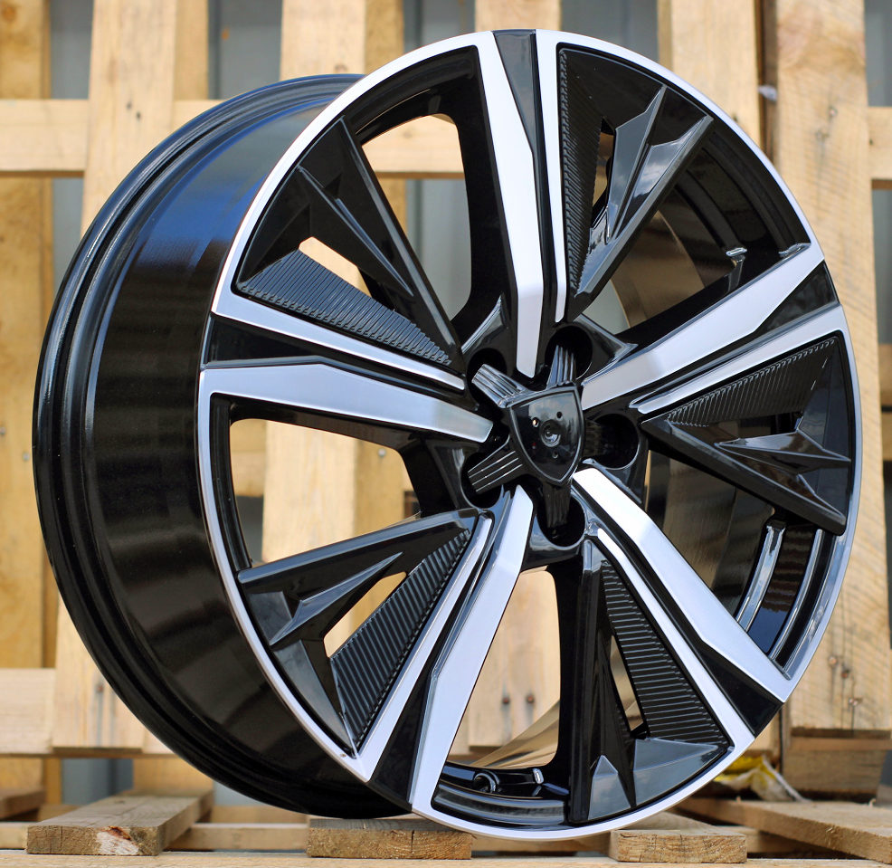 Peugeot Y1187  Melns ar pulētu virsmu R18 5X108 7.5J et44 65.1