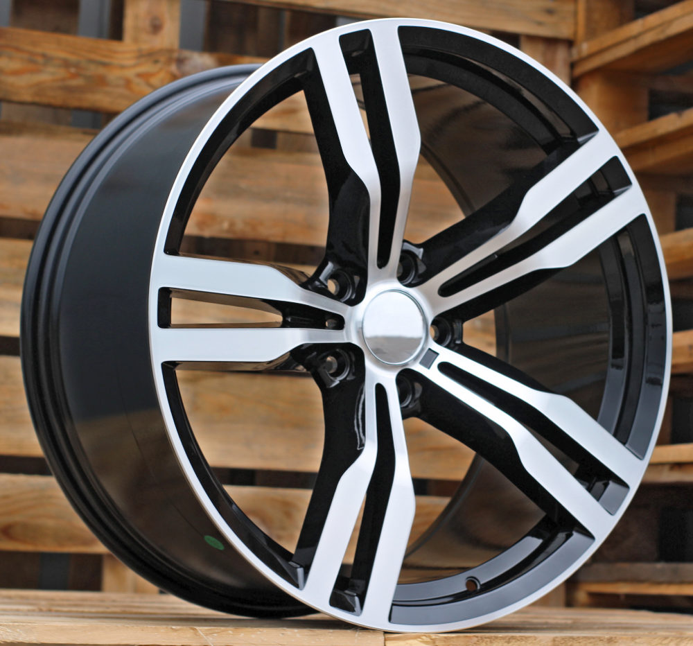 R19x8.5  5X120  ET  25  72.6  B5327  Black Polished (MB)  For BMW  (P)  (Rear+Front)