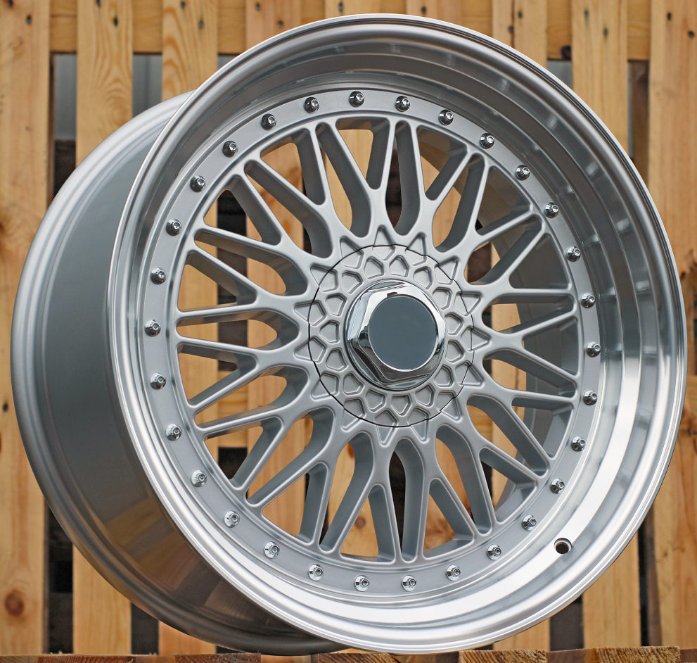 R18x9.5  10X112/120  ET  35  72.6  BY479  (XF135)  Silver+Polished Lip (SP)  For RACIN  (R+K4)  (Rear+Front Style BBS)