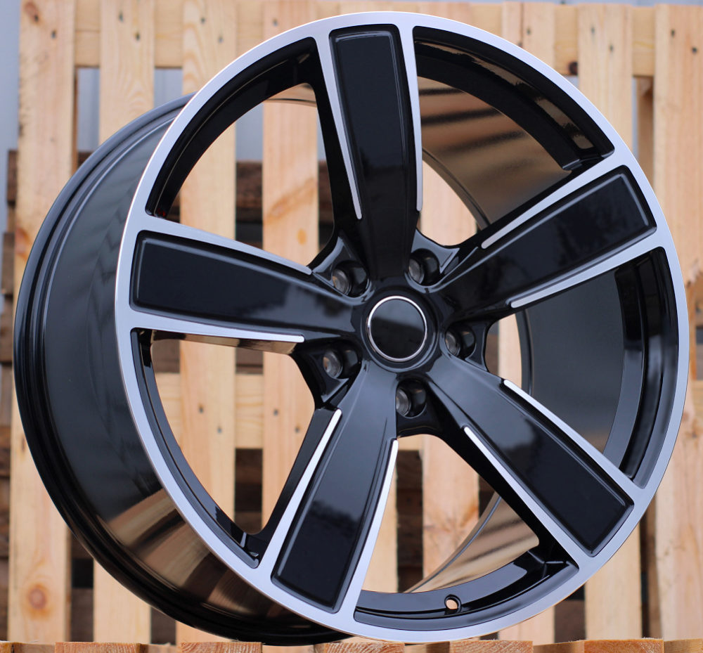 R22x11  5X130  ET  58  71.6  H5082  (IN5584)  Black Polished (MB)  For PORCH  (P1)  (Rear+Front)