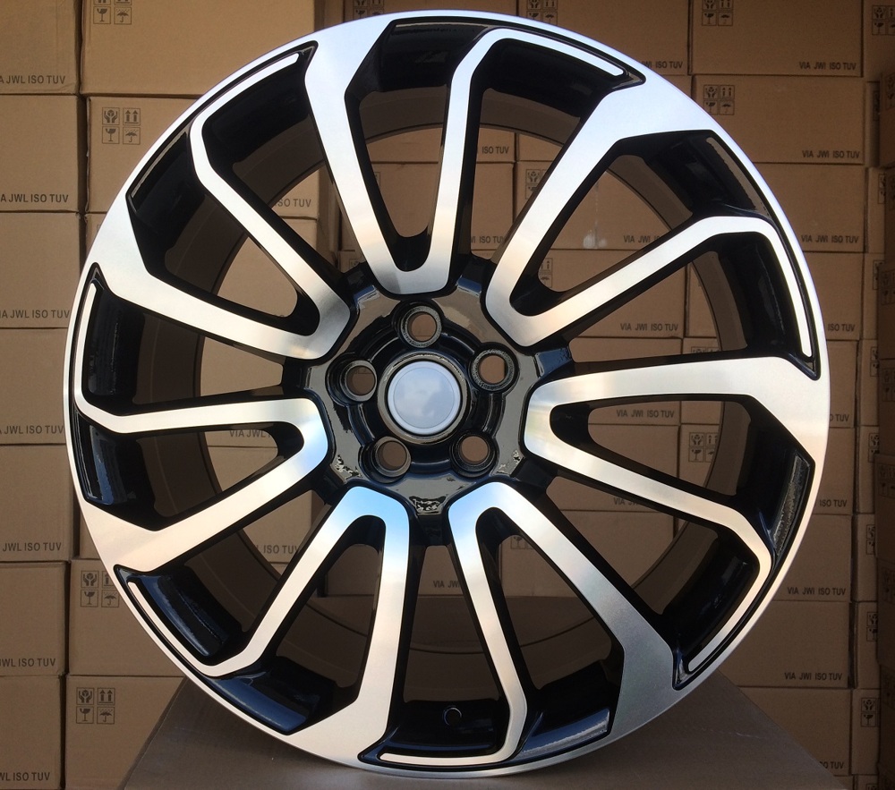 Land Rover/Range Rover BY959  Melns ar pulētu virsmu R22 5X120 9.5J et45 72.6