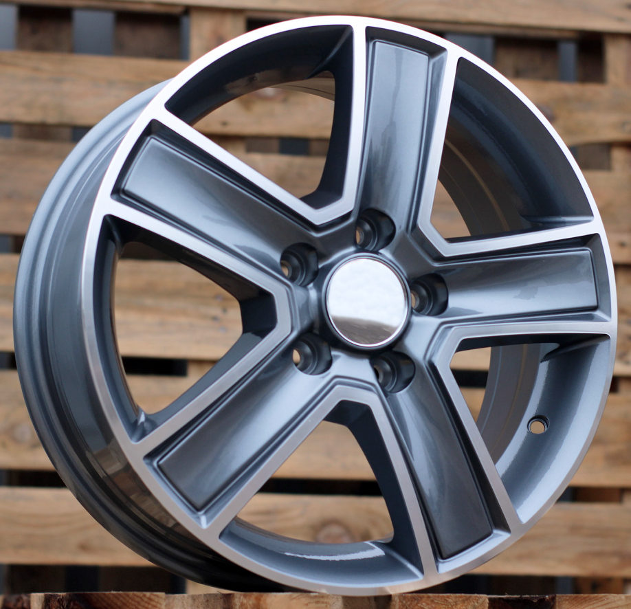 R15x6.5  5X118  ET  45  71.1  BK473  Grey Polished (MG)  For 4X4  (D3)  ((max 1250kg))