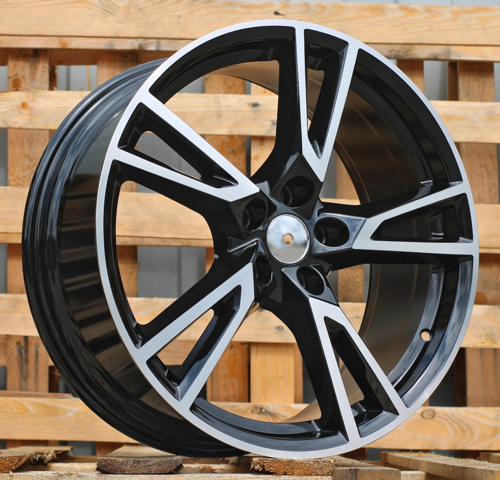 R19x8  5X112  ET  39  66.5  A043  Black Polished (MB)  For AUD  (P2)