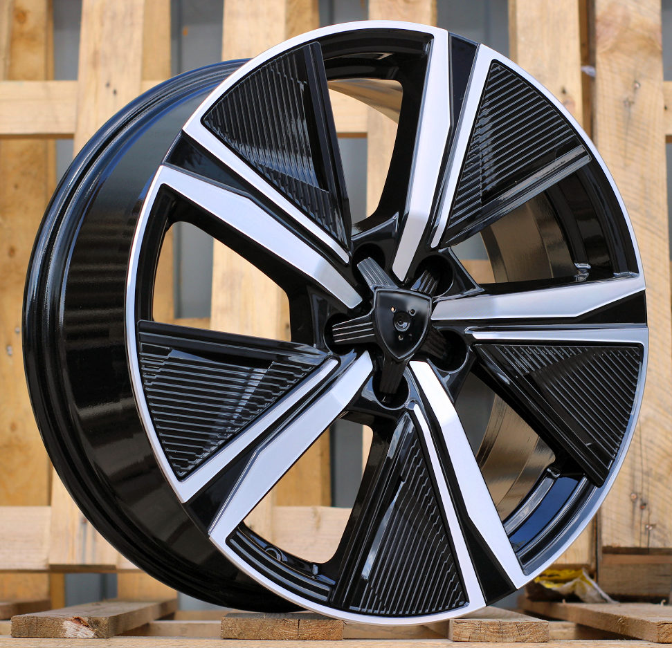 Peugeot Y1187F  Melns ar pulētu virsmu R18 5X108 7.5J et44 65.1