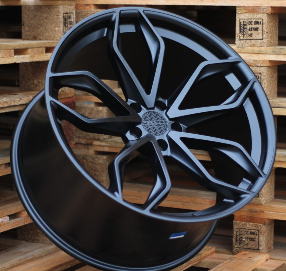 R22x10  5X120  ET  40  74.1  HX011  (E255221003S)  Black Half Matt (BLHM)  For HAXER  (K4+P2)  (Front+Rear)