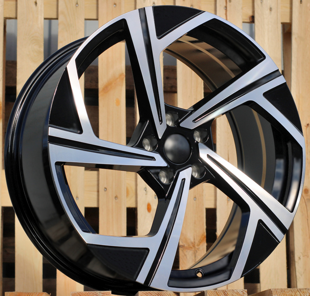 Volkswagen B5851  Melns ar pulētu virsmu R17 5X112 7.5J et45 57.1