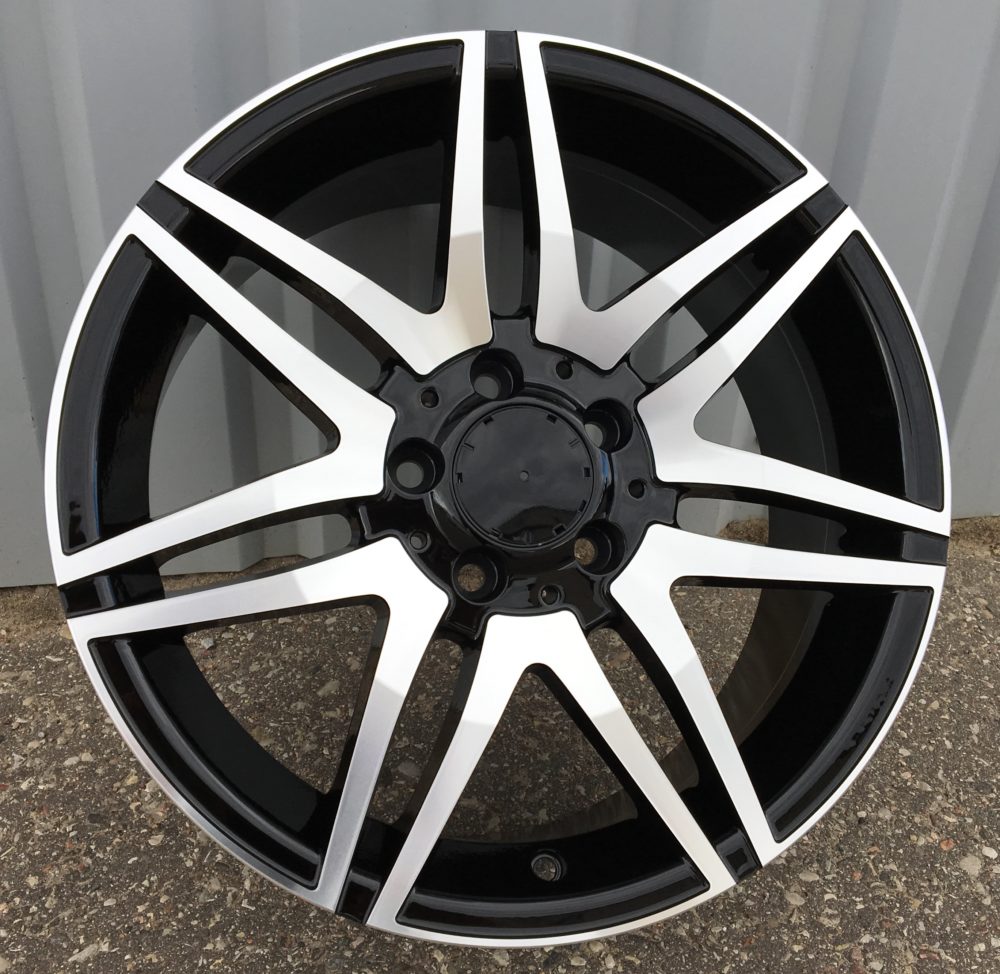 Mercedes BY274  Melns ar pulētu virsmu R18 5X112 8J et45 66.6