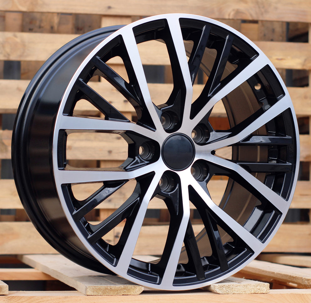 Volkswagen BK952  Melns ar pulētu virsmu R17 5X112 7.5J et45 57.1