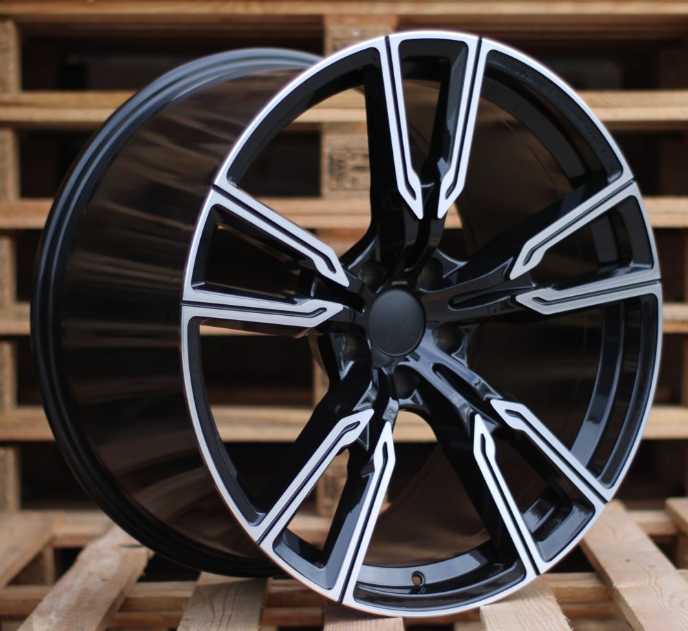 BMW H5033  Melns ar pulētu virsmu R22 5X112 9.5J et37 66.6