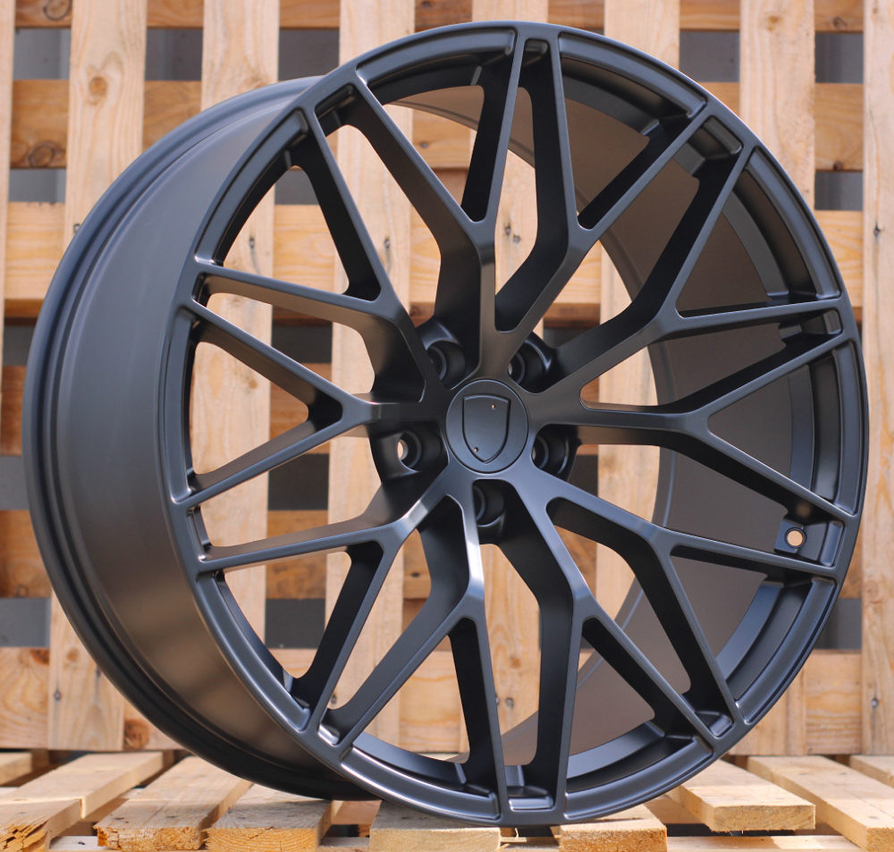 R21x10  5X112  ET  19  66.5  3S1067  Black Half Matt (BLHM)  For PORCH  (P2+K2)  (HYBRID FORGED(New Macan)(Rear+Front))
