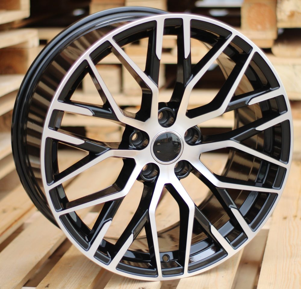 R18x8  5X112  ET  40  66.5  XFE30  (BY1373)  Black Polished (MB)  For AUD  (Z2+P2)
