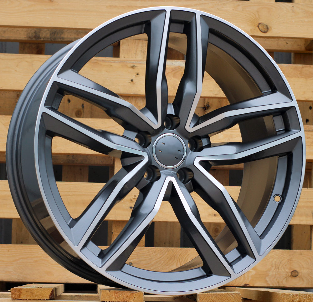 R19x8.5  5X112  ET  39  66.5  BK690  (BY1126)  Grey Polished (MG)  For AUD  (Z1+P)