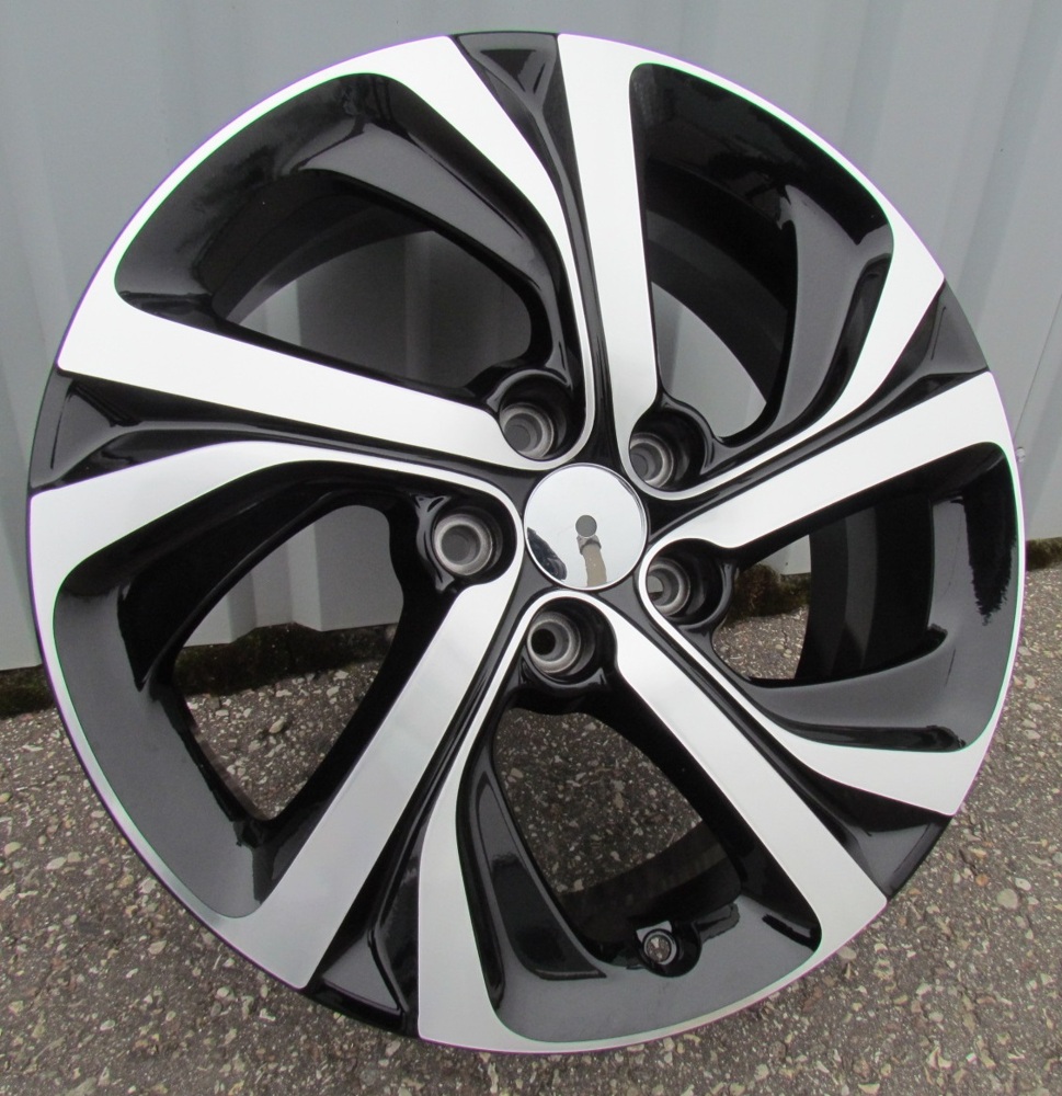 Citroen F5576  Melns ar pulētu virsmu R17 5X108 7J et48 65.1