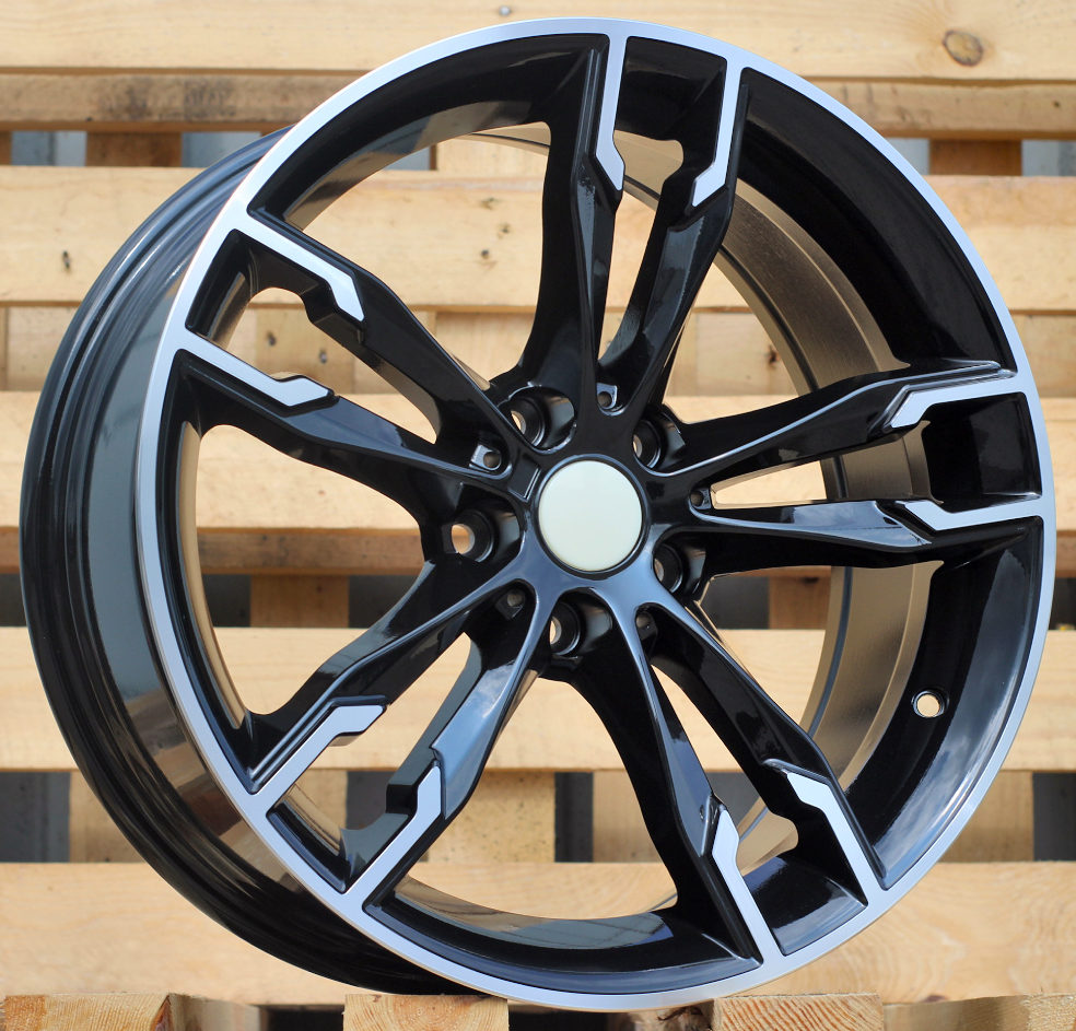 BMW B1257  Melns ar pulētu virsmu R17 5X120 8J et20 74.1