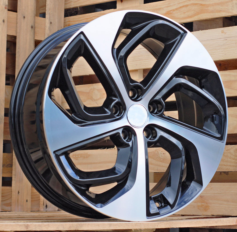 Hyundai B1278  Melns ar pulētu virsmu R17 5X114.3 7J et43.5 67.1