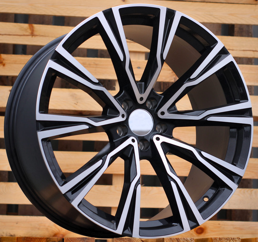 BMW FE241  Melns ar pulētu virsmu R22 5X112 10.5J et43 66.6