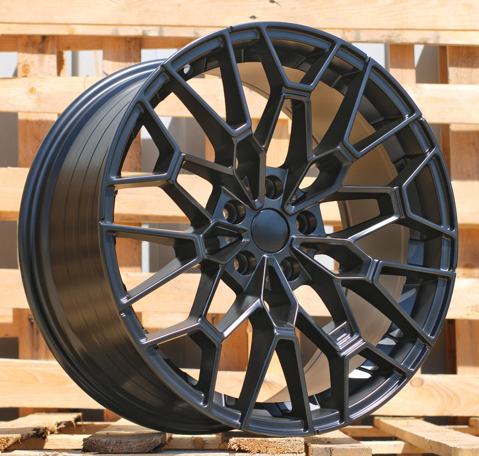 R19x8  5X112  ET  30  66.6  I0384  (BYD1883)  Black Half Matt (BLHM)  For BMW  (Z2)  (Rear+Front)