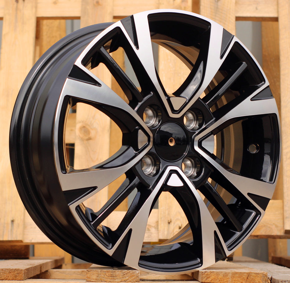 Kia Y1127  Melns ar pulētu virsmu R14 4X100 5.5J et40 54.1