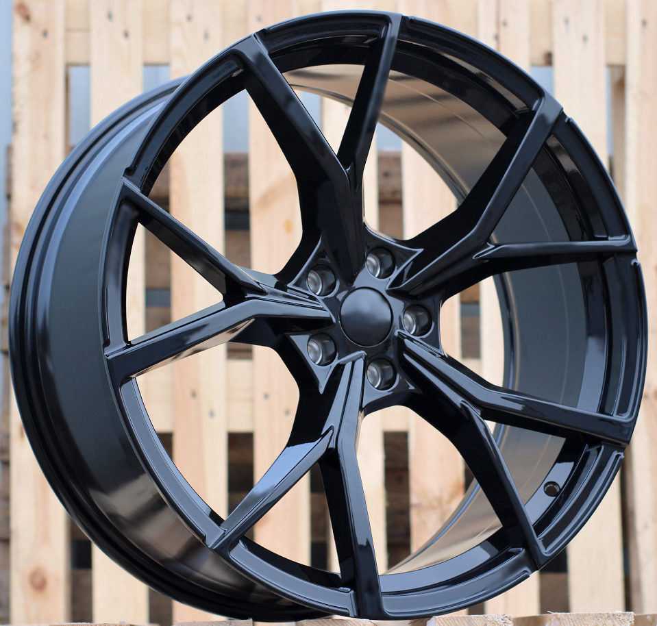 R18x7.5  5X112  ET  45  57.1  B5801  (IN5499)  Black (BL)  For VW  (P1)