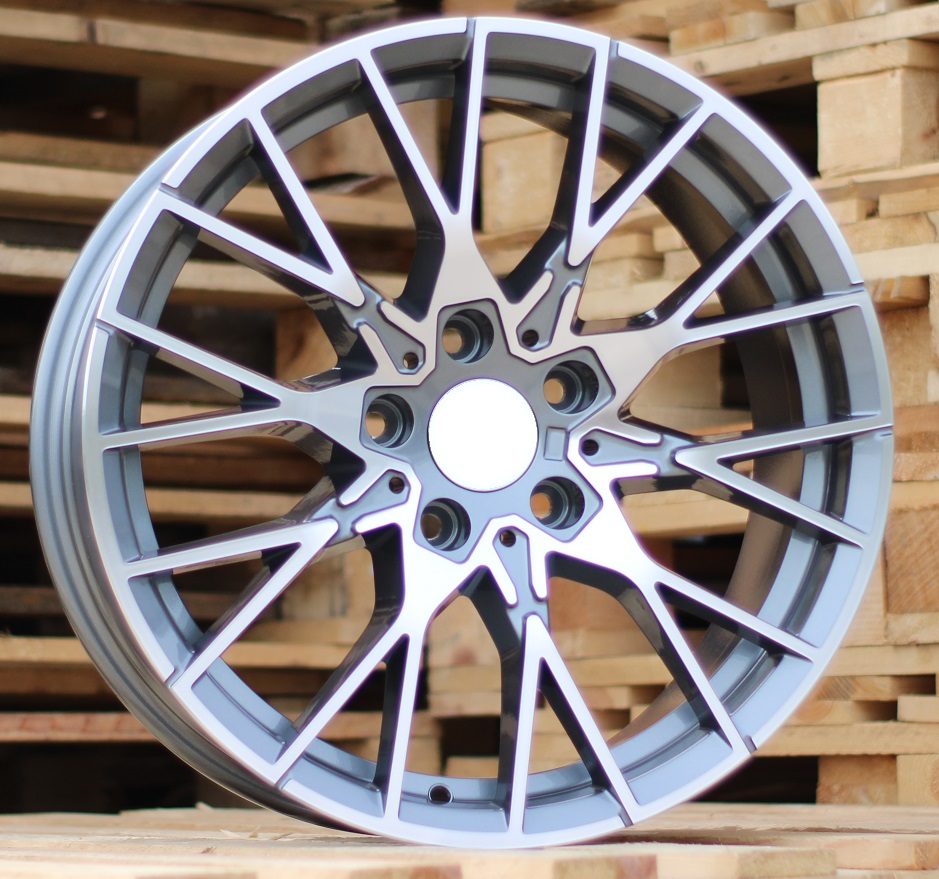R20x8.5  5X120  ET  33  72.6  A5479  Grey Polished+Powder Coating (MGPC)  For BMW  (P)  (Rear+Front)