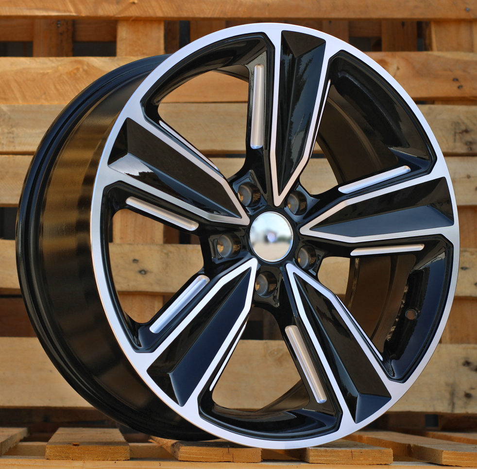 Audi AU016  Melns ar pulētu virsmu R18 5X112 8J et40 67.1