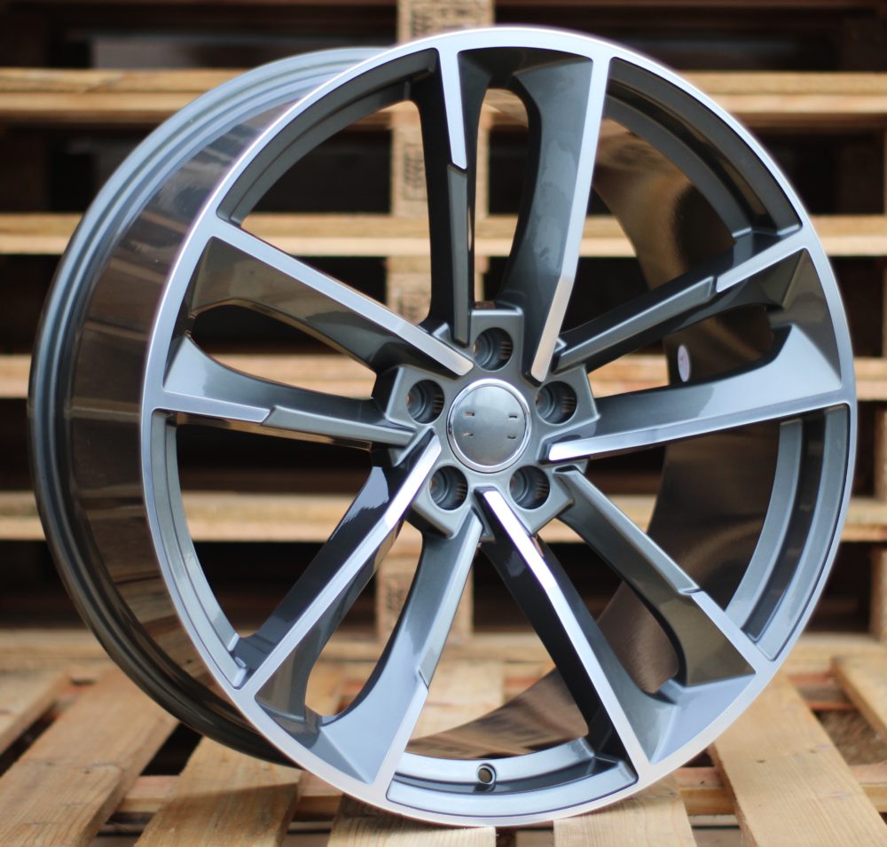 R21x9  5X112  ET  33  66.5  XFE81  (IN1065)  Grey Polished (MG)  For AUD  (P1)