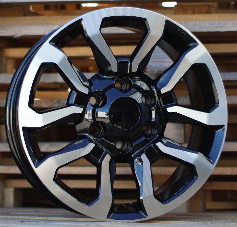 Toyota B1623  Melns ar pulētu virsmu R17 6X139.7 7.5J et30 106