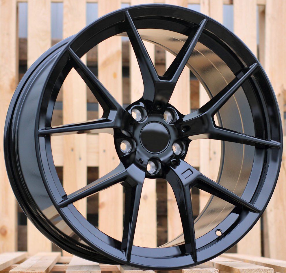 R19x9.5  5X120  ET  40  72.6  HE761  (IN5342)  Black (BL)  For BMW  (P2)  (Rear+Front)