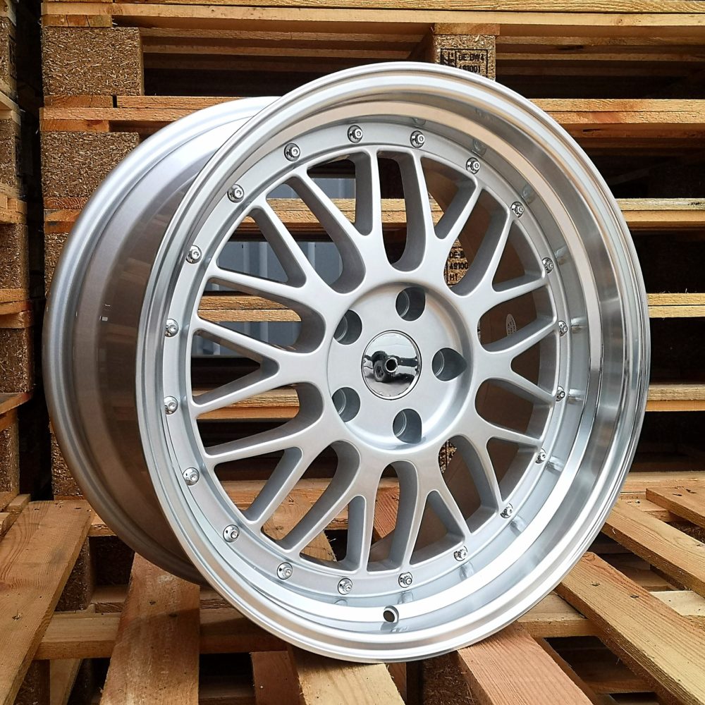 R18x9  5X120  ET  15  74.1  A1025  Silver Shining+Polished Lip (SSPL)  For RACIN  (P)  (Rear+Front Style BBS)